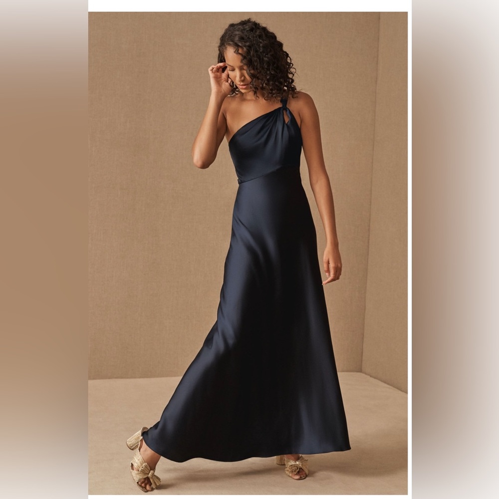 NWT BHLDN Ashland Bridesmaid Dress, Navy Size 4